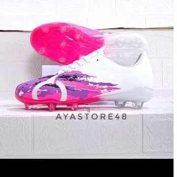 Sepatu Bola Ortus Chimera FG putih pink  terbaru