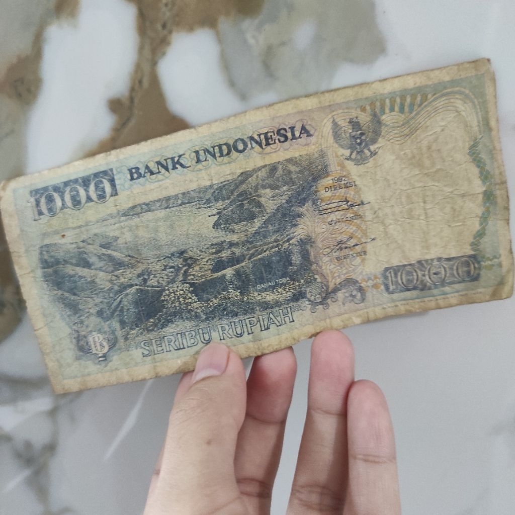 uang 1000 kuno tahun 1992