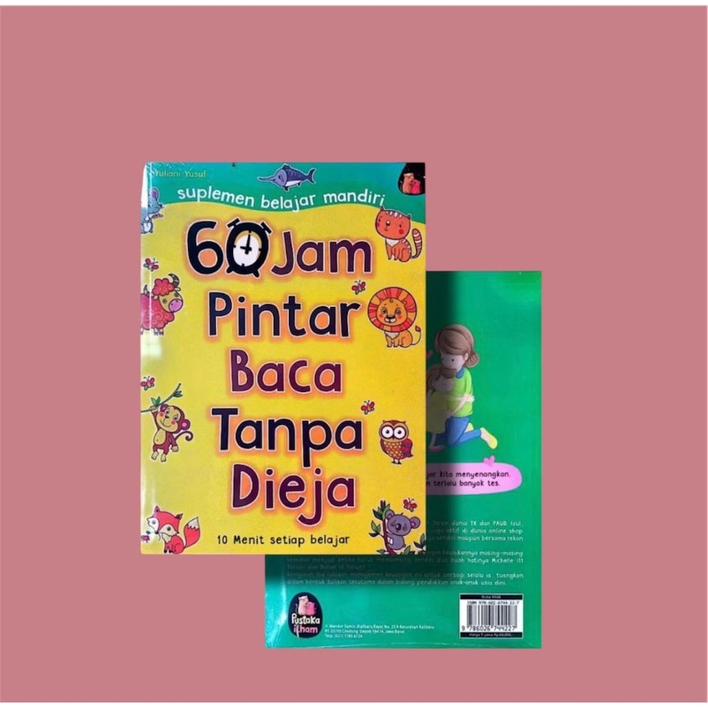 Buku Bacaan Anak Pintar baca,-60jam, Fullcolour