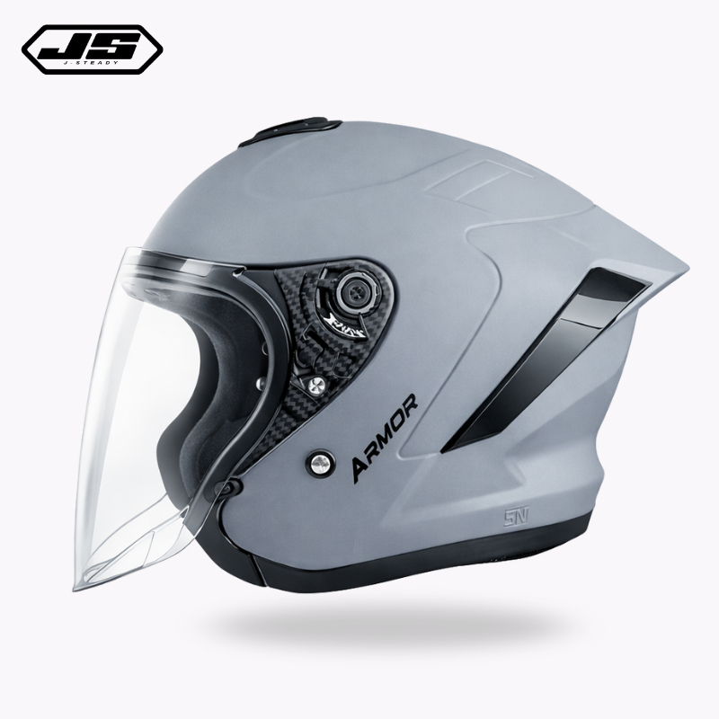 Helm Ori JS Armor Gorila Dof / Half Face Helmet / Helm Pria Keren Paket Ganteng sudah SNI