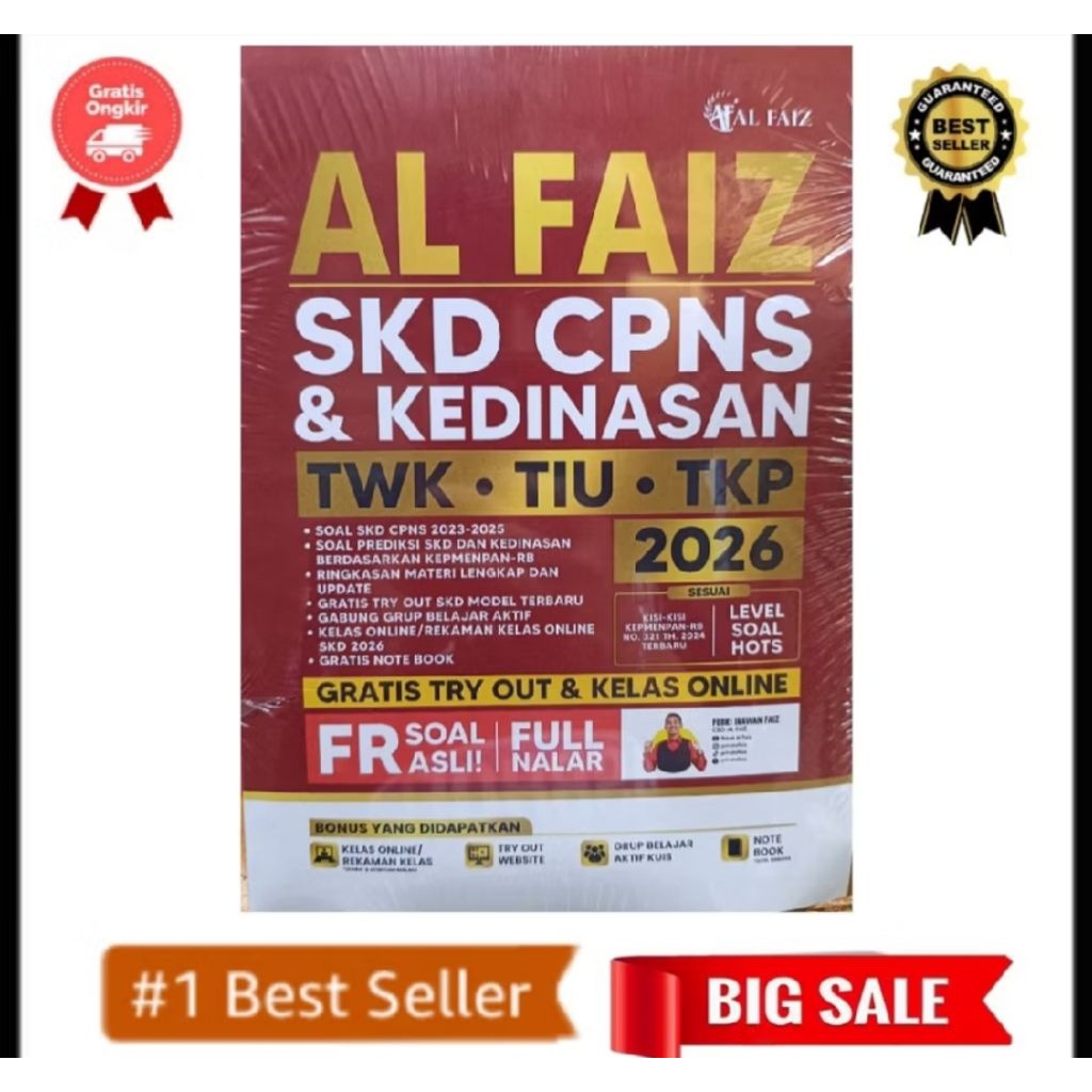 BUKU AL FAIZ SKD CPNS KEDINASAN TWK TIU TKP 2026