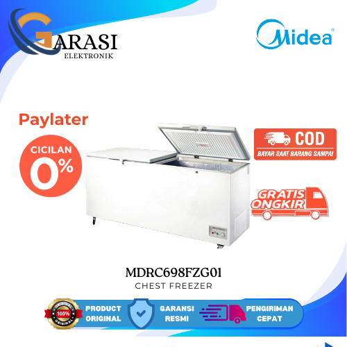 MIDEA MDRC698FZG01 CHEST FREEZER MIDEA 600 LITER MDRC 698