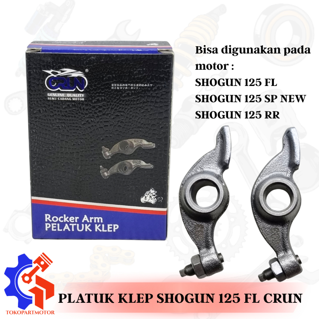 PLATUK KLEP SET PELATUK PIANO KLEP ROCKER ARM SHOGUN 125 FL / SHOGUN 125 SP NEW / SHOGUN 125 RR CRUN
