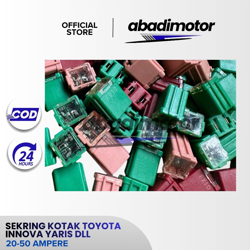 READY COD] Sekring Kotak Mobil Toyota Original 20-50A | Innova Yaris Avanza Universal