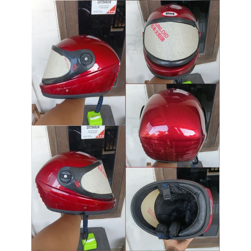 Helm Jadul Lawas Full Face NOS
