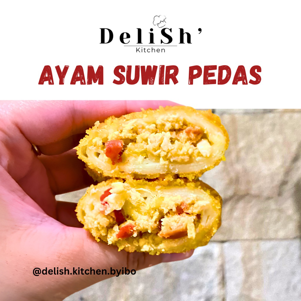 risoles ayam suwir pedas