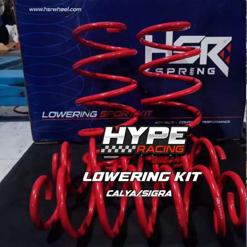 PER CEPER LOWERING KIT HSR RED TOYOTA CALYA/SIGRA
