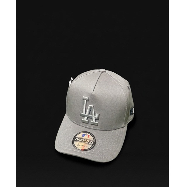 Topi Premium Pria Wanita Logo LEA Full Abu Bahan Abu Limited Stok