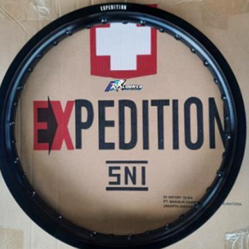 Velk Velg Expedition Supermoto Hitam Ring 18 RX KING CRF KLX WR