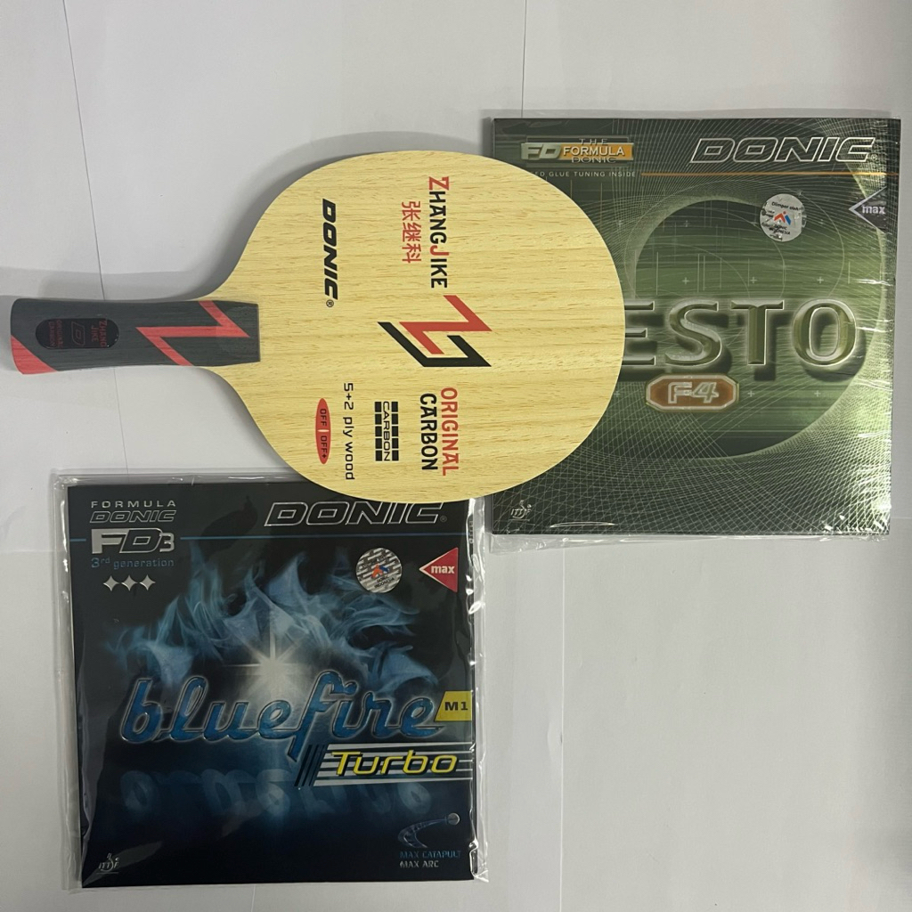 Bat Pingpong Donic Zhang Jike Original Carbon pluskaret Donic Set
