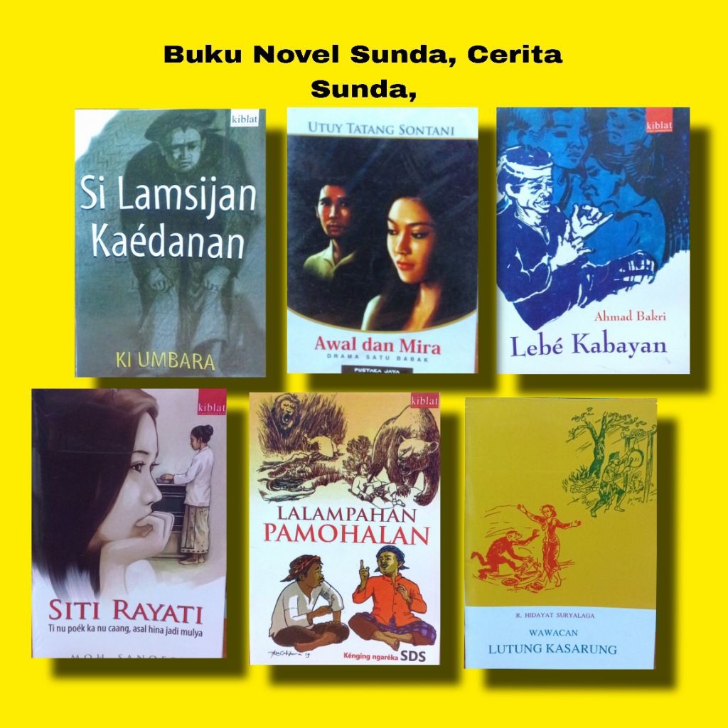 Buku Novel Sunda, cerita Sunda