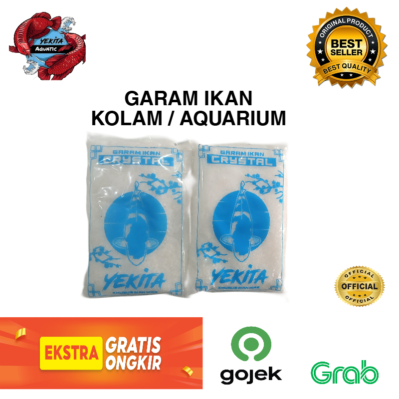 Garam ikan, Garam kristal ikan, Garam pencegah penyakit ikan, Garam anti jamur ikan