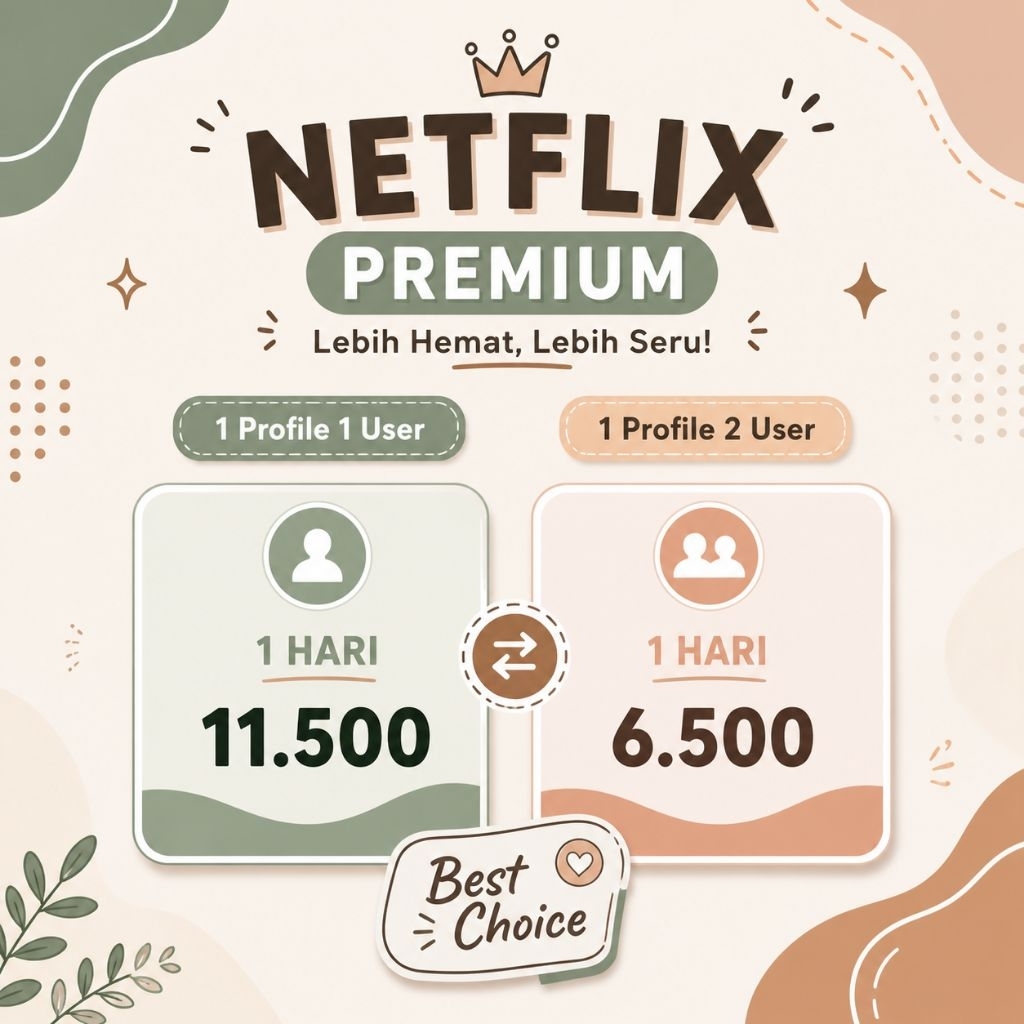 Netflix Harian Full Akses Tanpa VPN Garansi Terpercaya