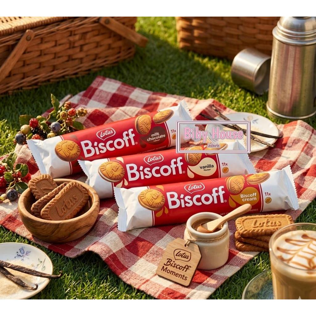 BISKUIT LOTUS  BISCOFF SANDWICH COOKIES All varian 110 gr halal