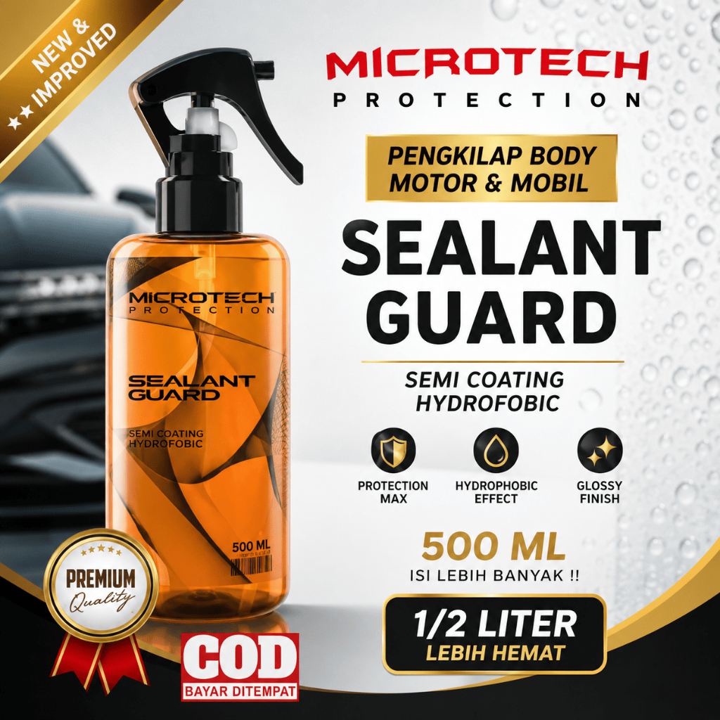 Pengkilap/Poles/Pengkilat/Body Motor Mobil/Glossy/Doff/Coating/Wax/Spray/Pelindung/Pelapis/Cat