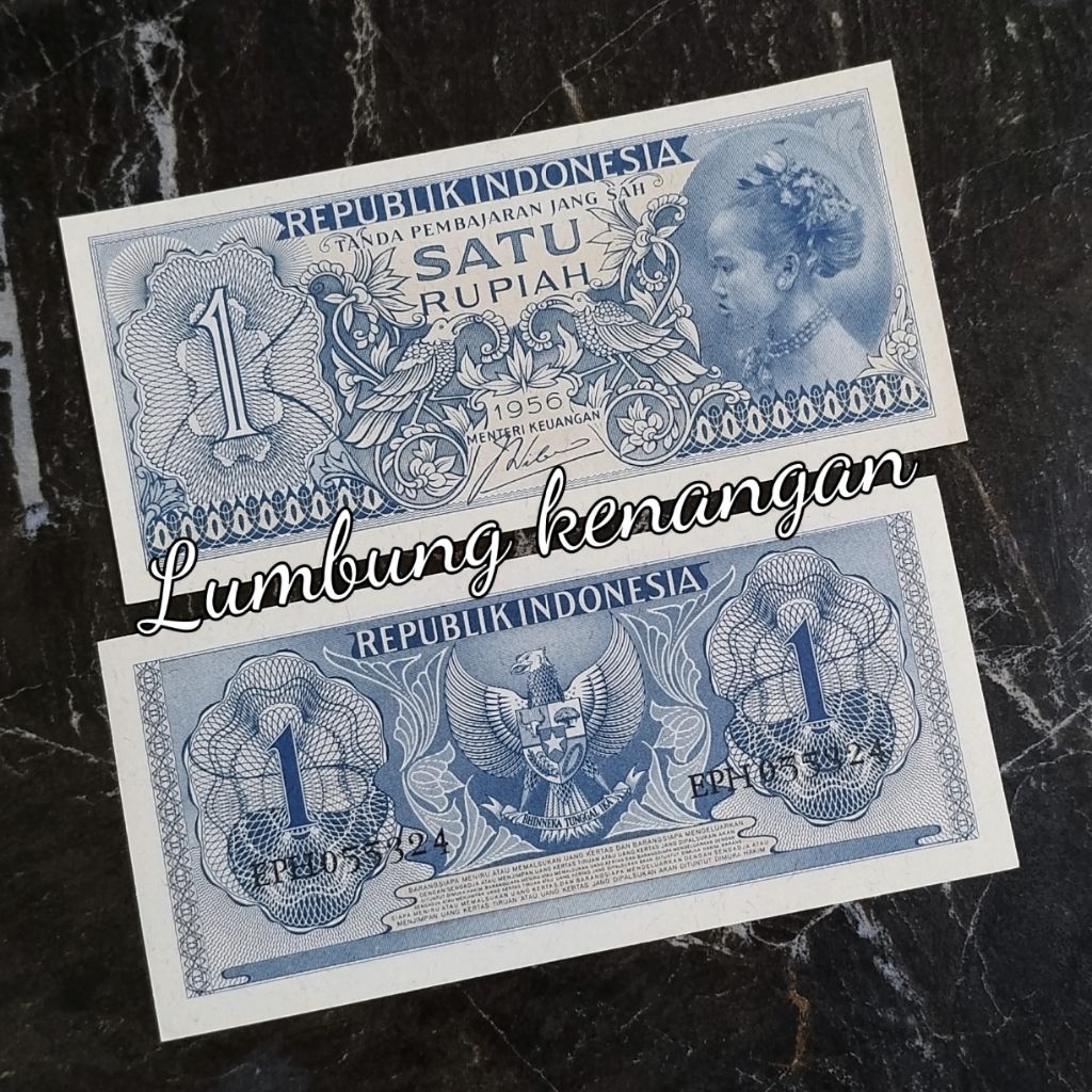 uang kuno 1 rupiah seri Suku bangsa