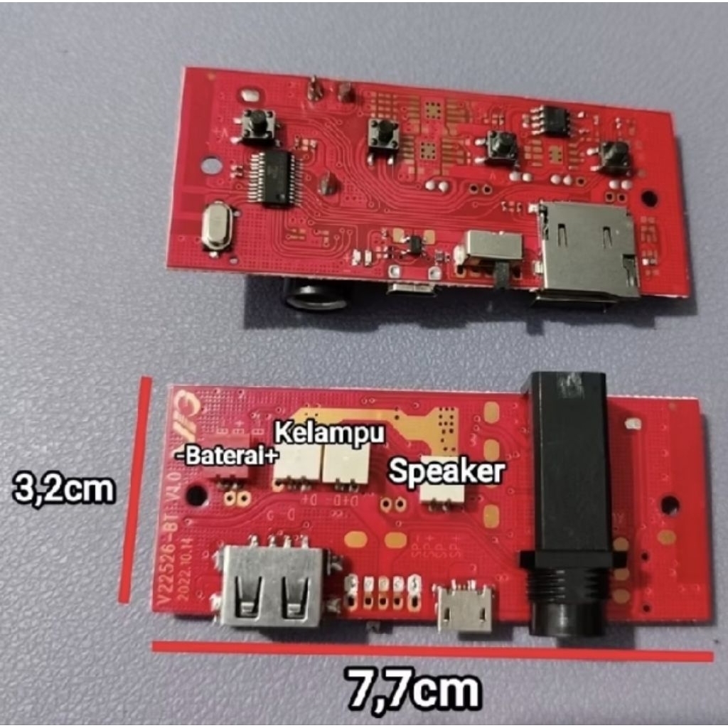 PCB Module MP3 Bluetooth mmc New With Mic Jack Besar