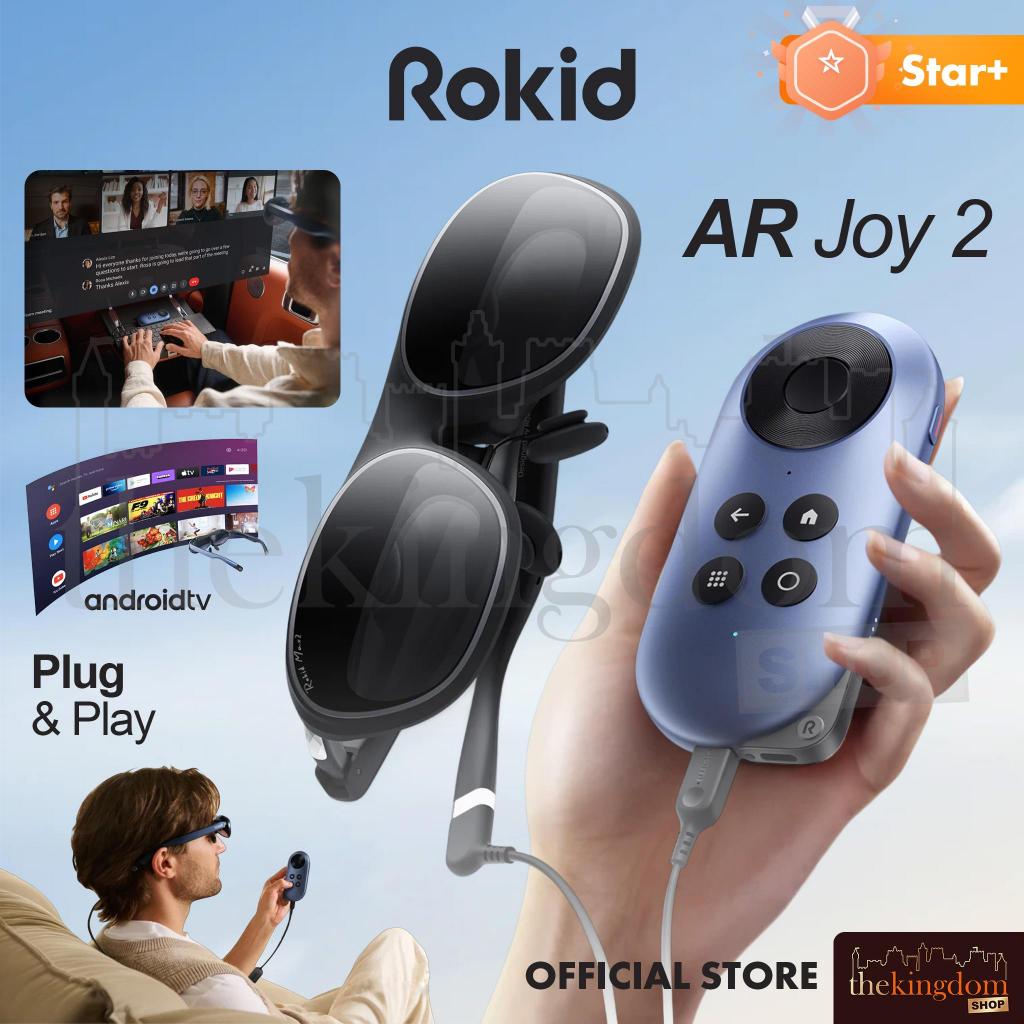 Rokid AR Joy 2 Black Kacamata Pintar Smart Glasses Bioskop Portabel Layar Virtual Raksasa Ar Hitam G