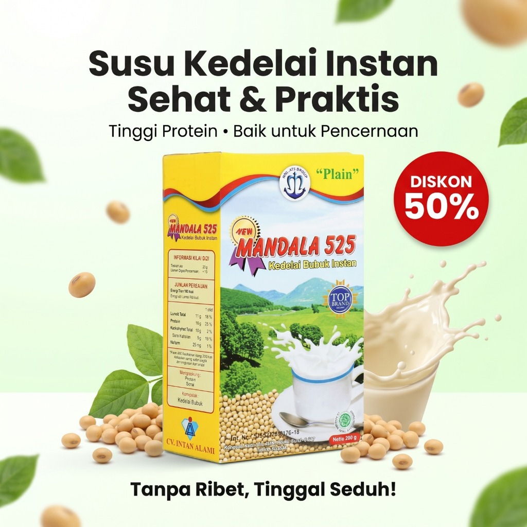SUSU KEDELAI MANDALA 525