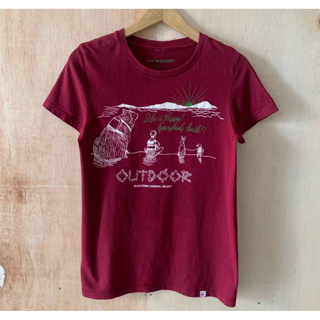 and wander outdoor Japan tee