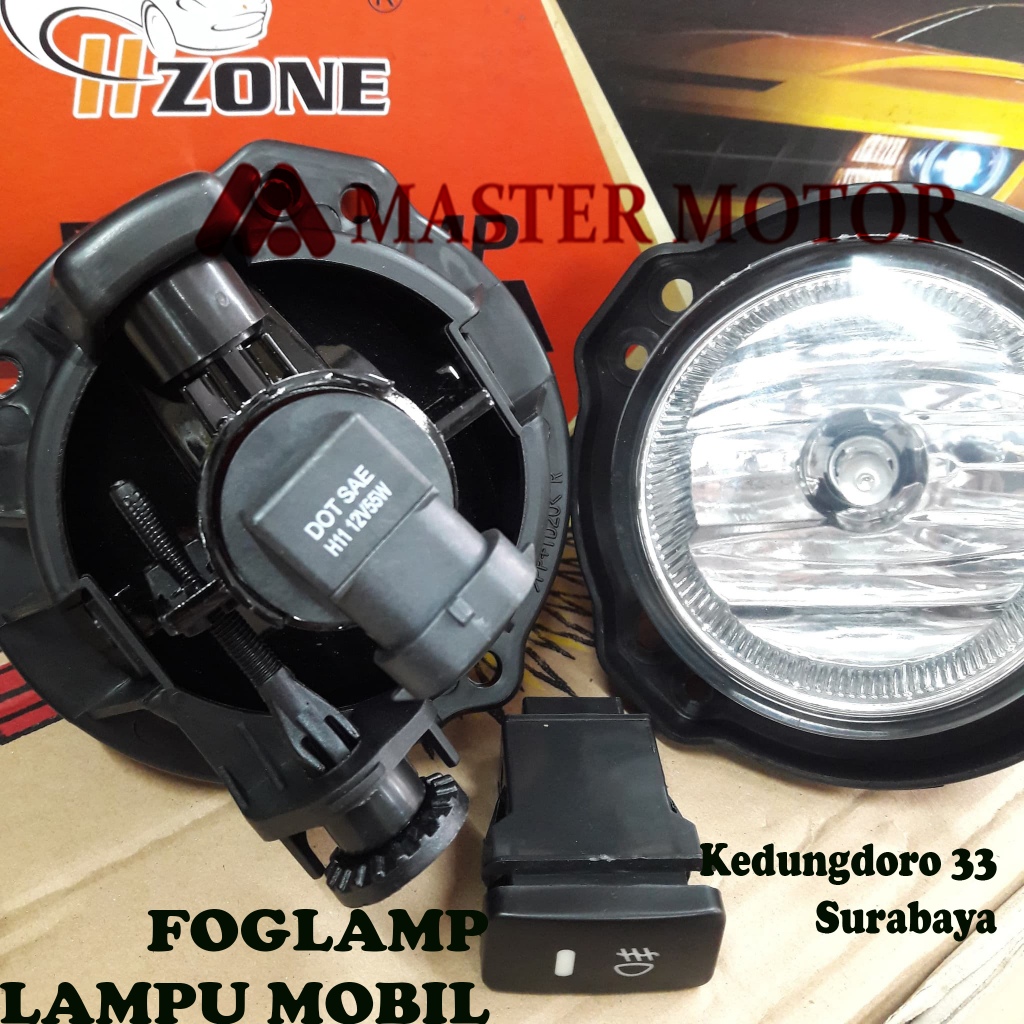 Foglamp All New Avanza 2012 - 2018 Grand Avanza 1 set - HZone Fog Lamp Lampu Kabut Mobil