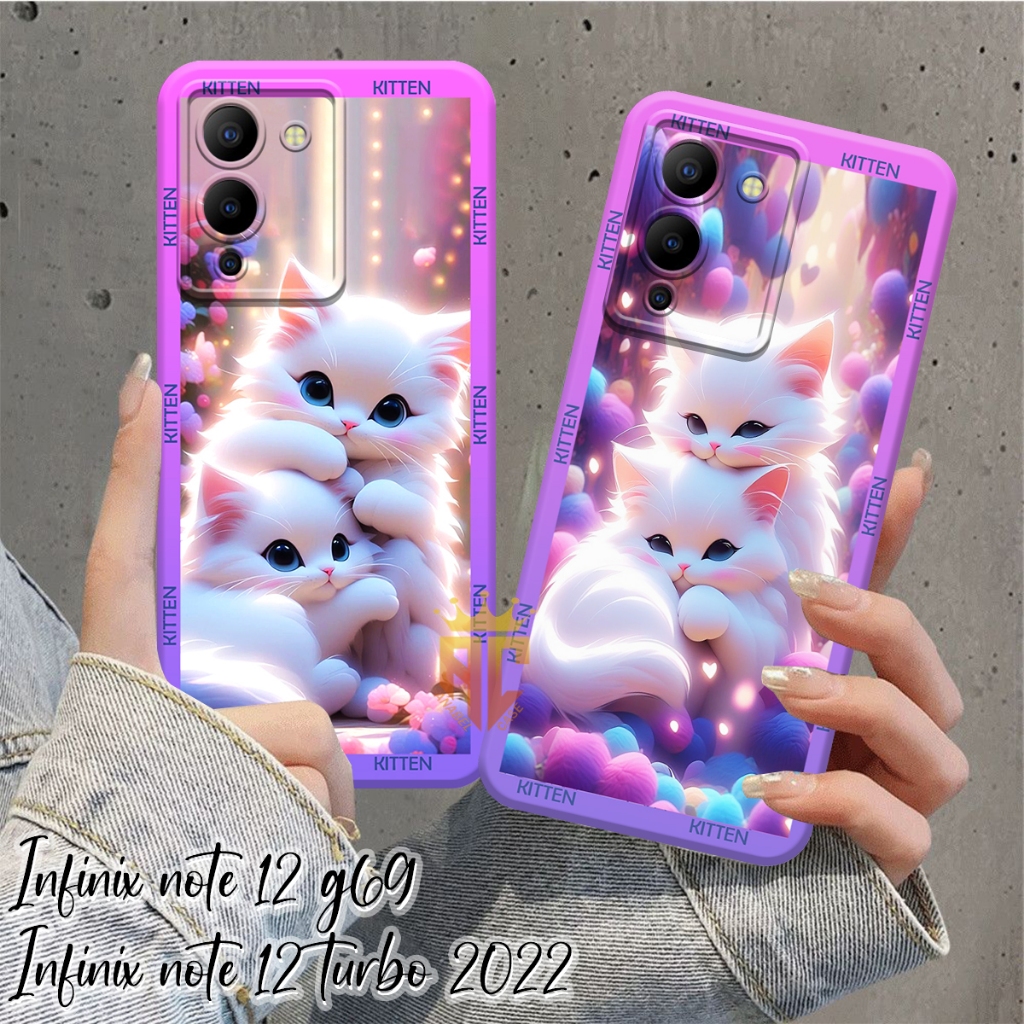 Case Infinix Note 12 G96 / Infinix Note 12 Turbo 2022 - Softcase Infinix Terbaru Kekinian - Motif Ku