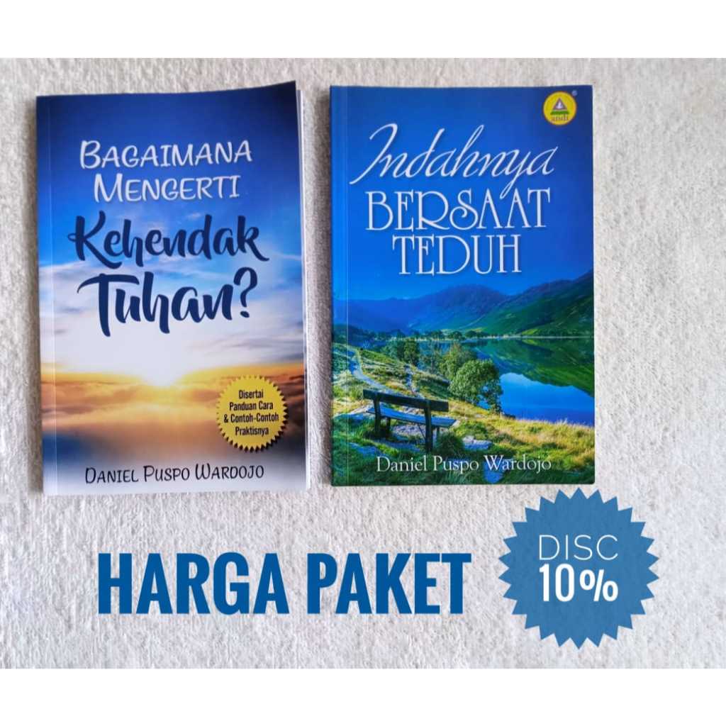 buku bacaan rohani kristen katolik daniel puspo wardojo harga paket bagaimana mengerti kehendak tuha