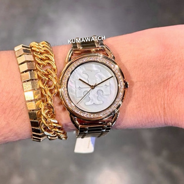 Jam Tangan Wanita Tory Burch Miller Signature Logo