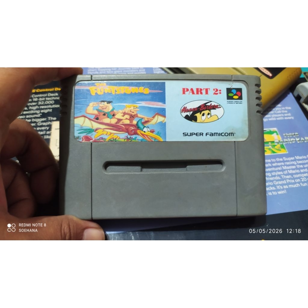 kaset snes the flinstone