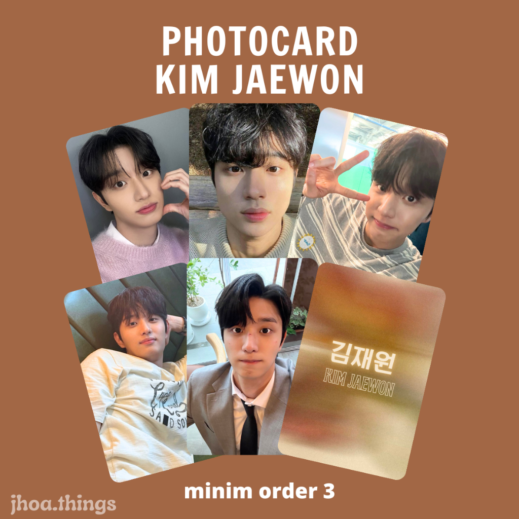 [UNOFFICIAL] PHOTOCARD KIM JAEWON JAE WON ACTOR KOREA KDRAMA YUMI'S CELLS HIERARCHY