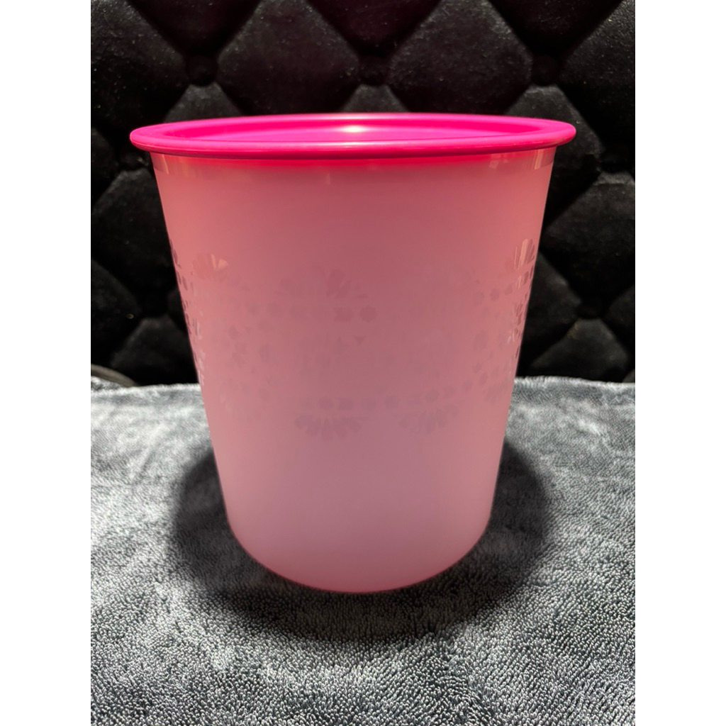 pink mosaic canister 2,8 liter tupperware
