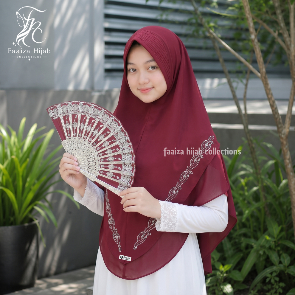 hot product khimar payet jilbab instan tbk hijab instan ceruty babydol