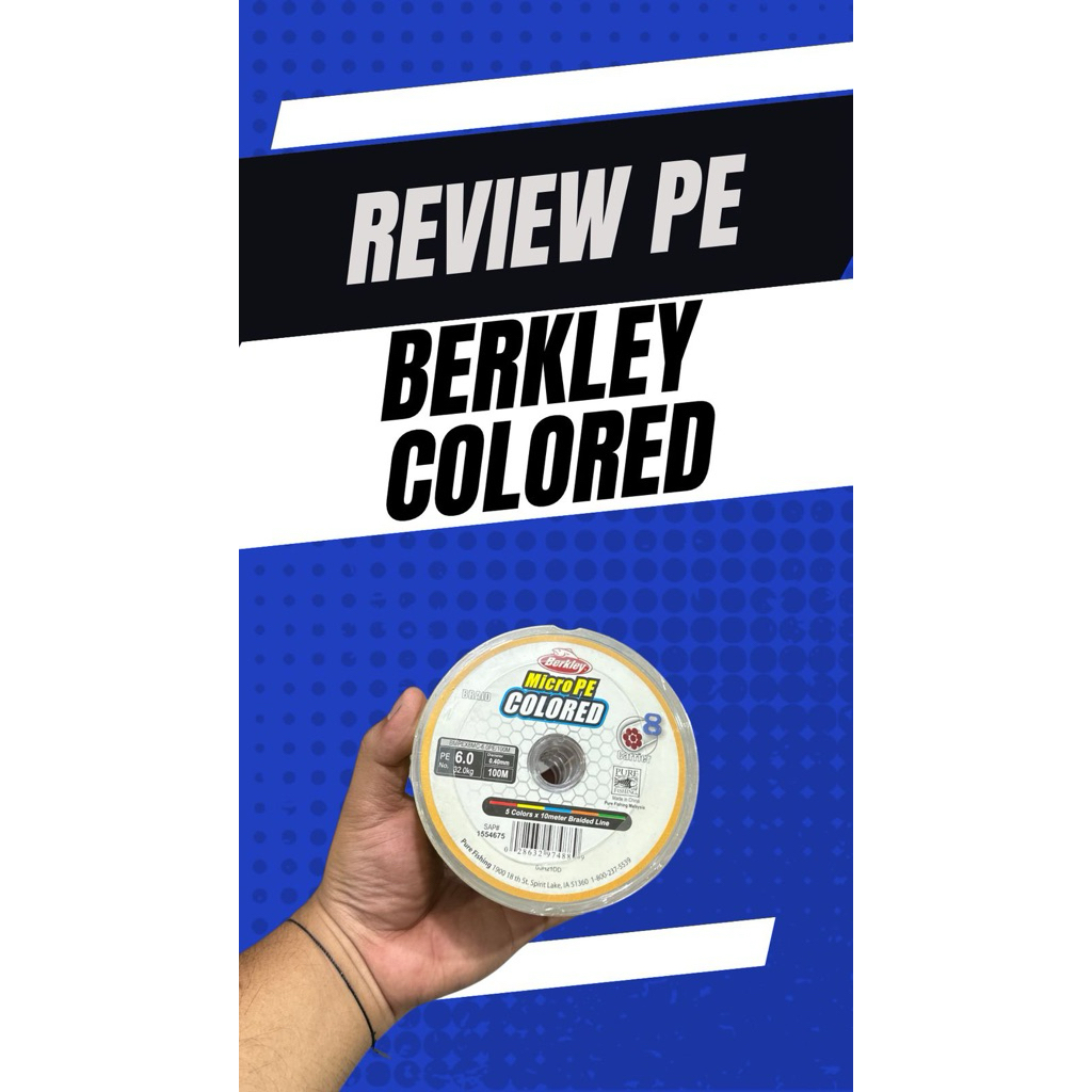 BERKLEY BRAID MICRO PE COLORED X8 PER 100M CONNECTING