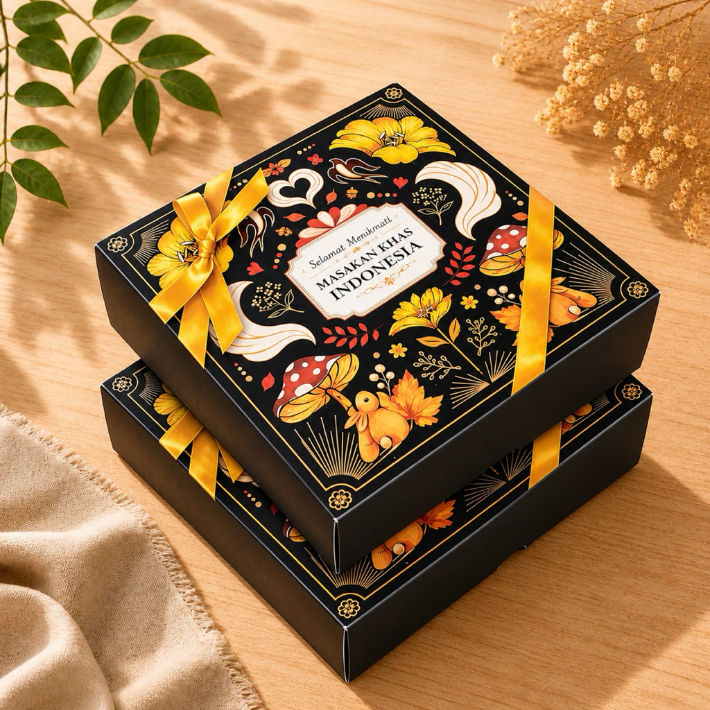 DUS NASI MOTIF BOTANICAL UKURAN 20x20