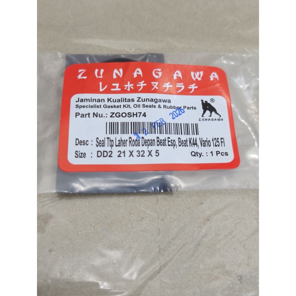 seal tutup laher roda depan beat ESP beat K44 Vario 125 fi