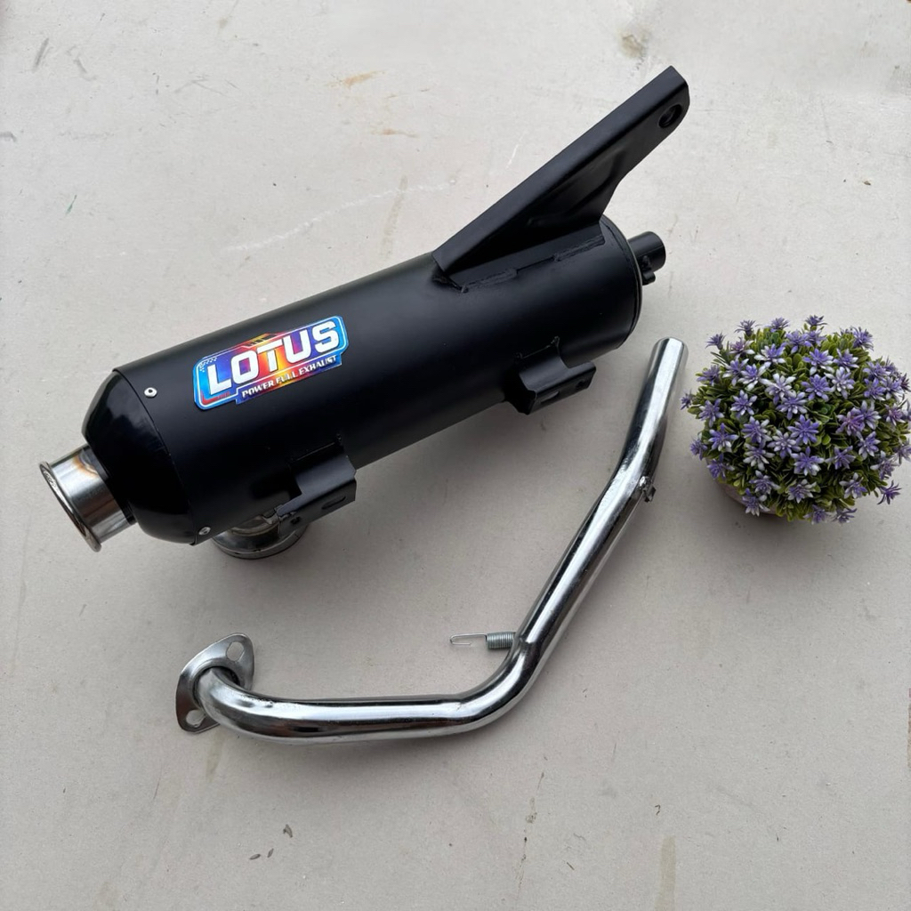 KNALPOT STANDAR RACING LOTUS FULL CRUM BASS ADEM BEAT NEW BEAT OLD BEAT FI BEAT DELUXE