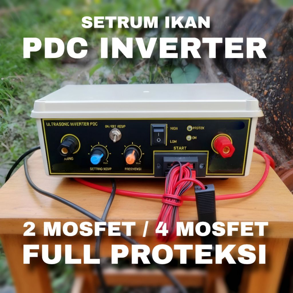 PDC INVERTER 2 MOSFET, ALAT CARI IKAN ELEKTRIK FULL PROTEKSI, MINI SIAP PAKAI