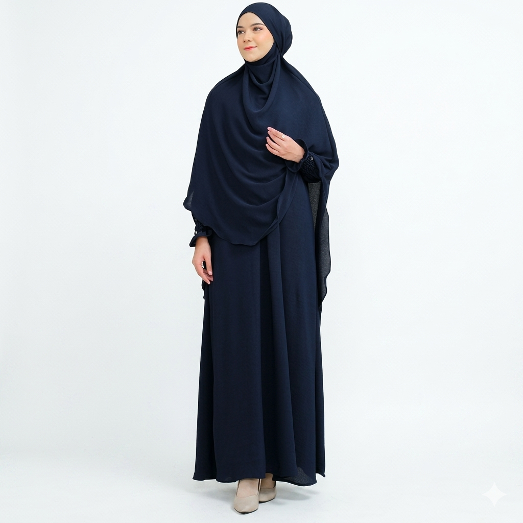Diayu Abaya Naura Set French Khimar + Niqab