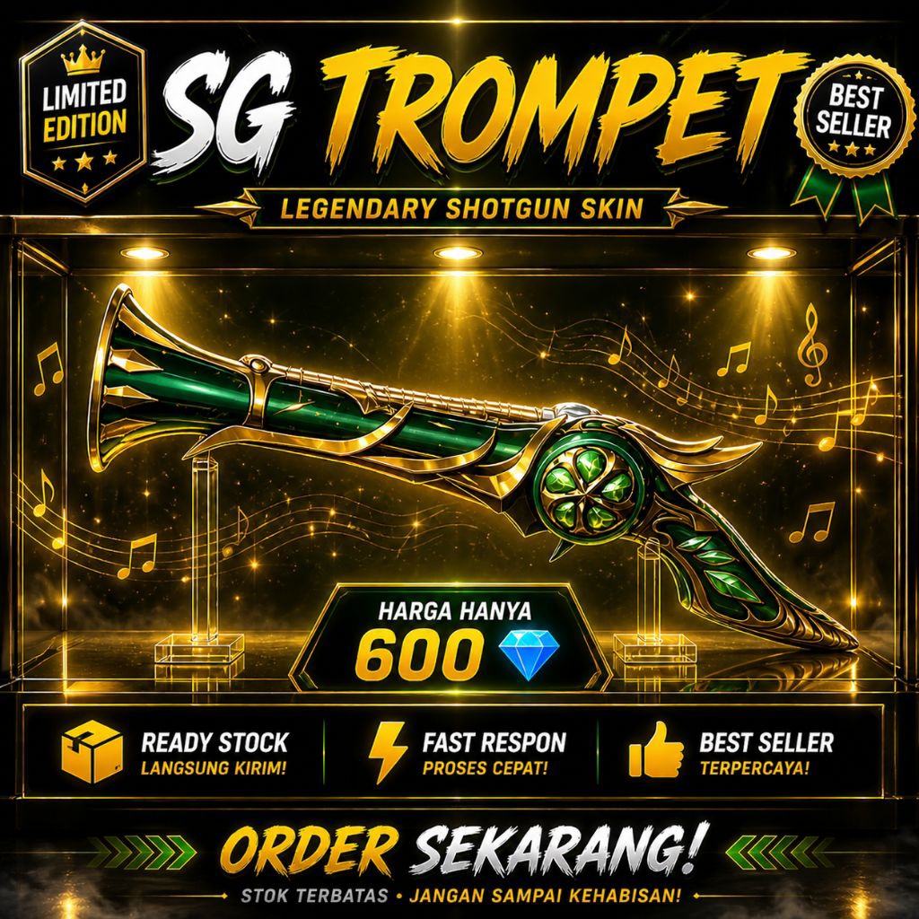 mainan tembakan kayu anak laki SG trompet