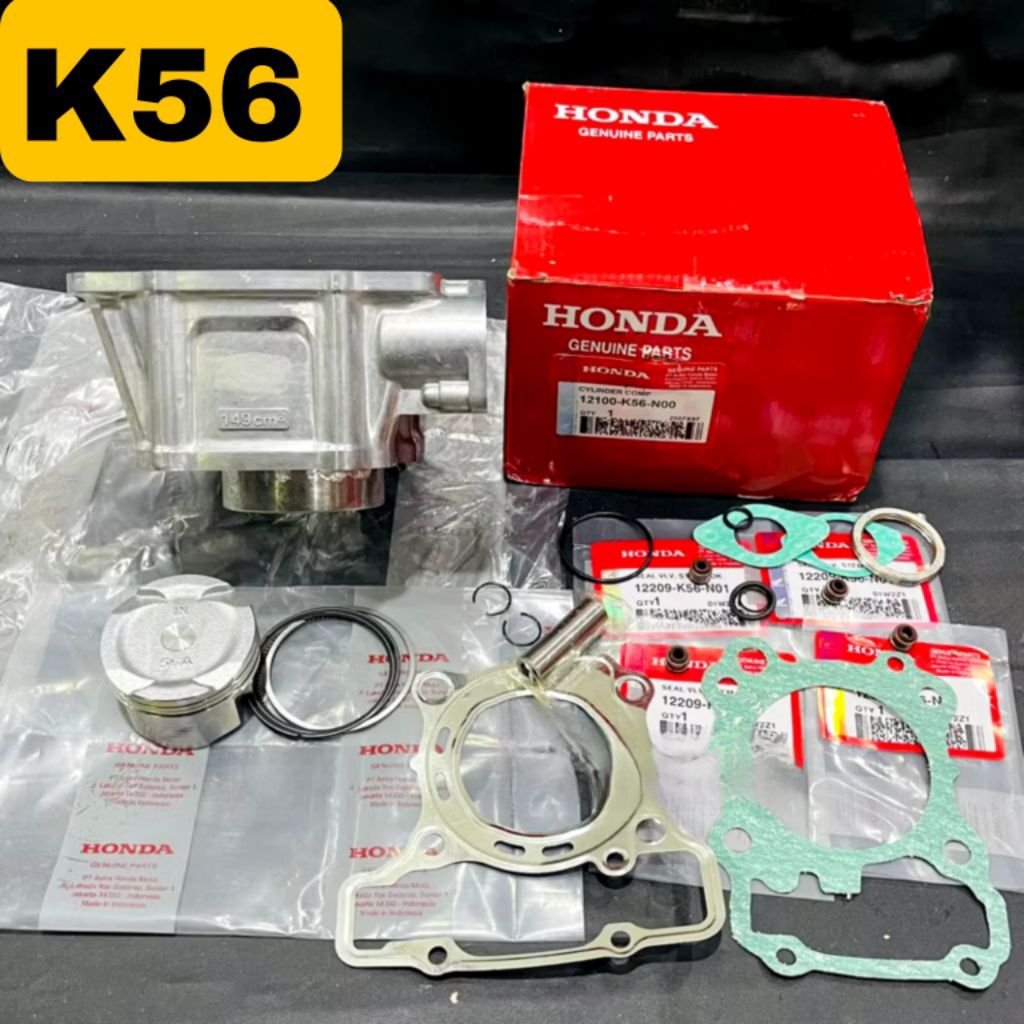 12100-K56-N00 Blok Seher K56 + TOP SET Blok Mesin CBR / SONIC / GTR