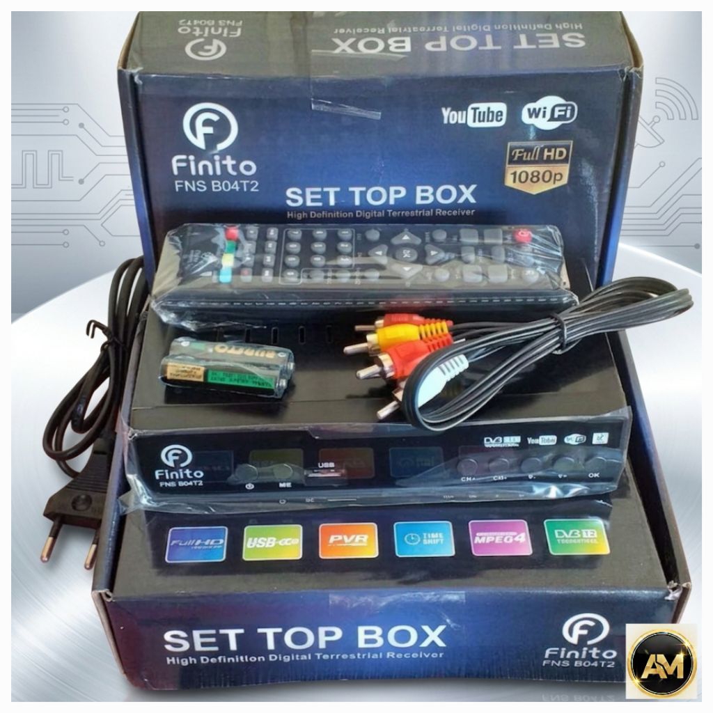 Set Top Box STB FINITO SUDAH SETTING. BOX BESI