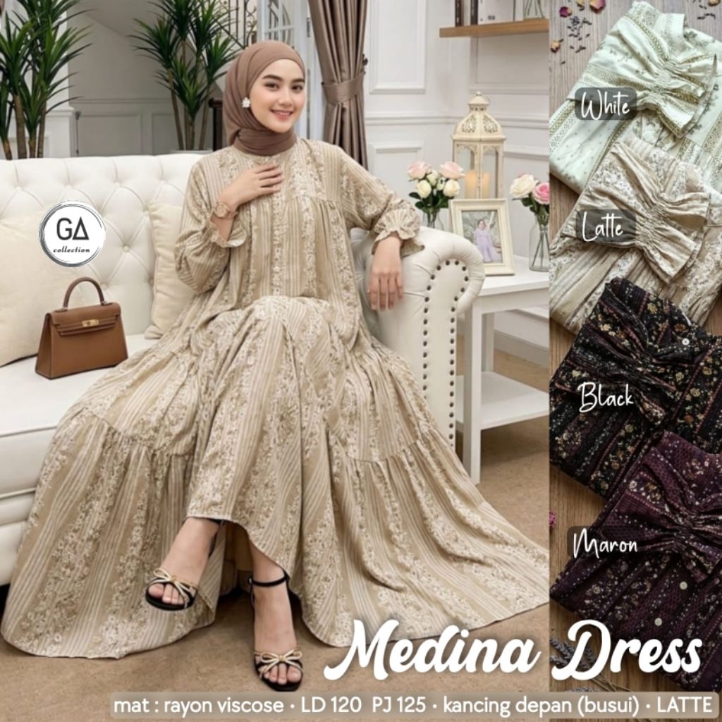 Medina Dress Rayon Viscose Premium