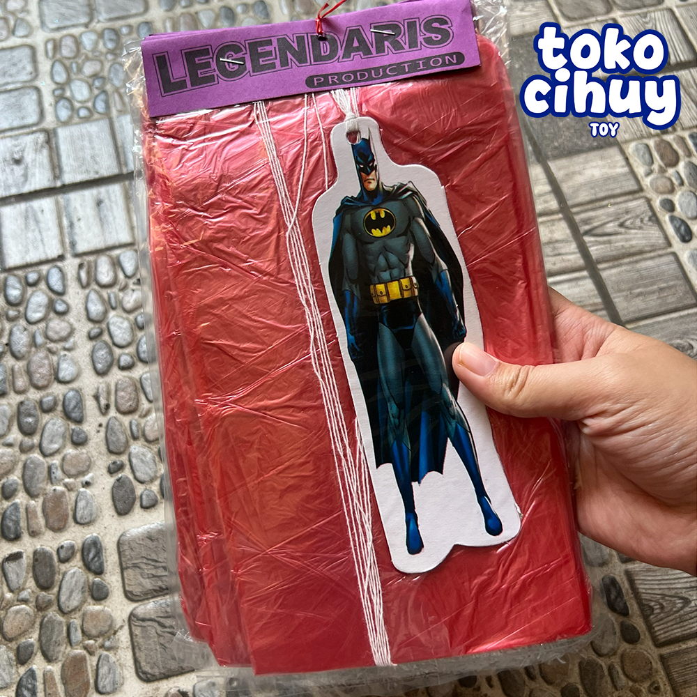 Mainan Terjun Payung Karakter Batman Ukuran Jumbo - Parasut Mainan Anak Besar