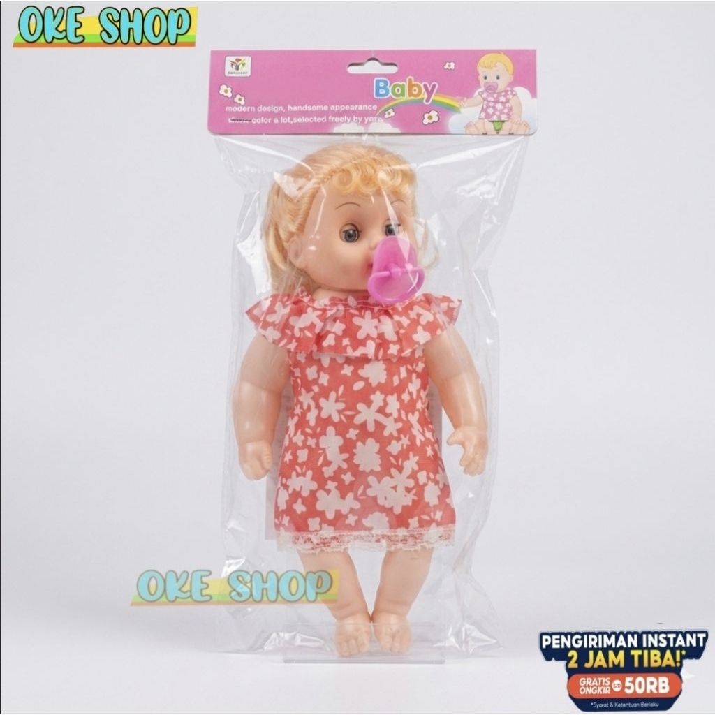 Boneka Bayi Bisa Nangis Papa Mama Mainan AnakBoneka Dot New