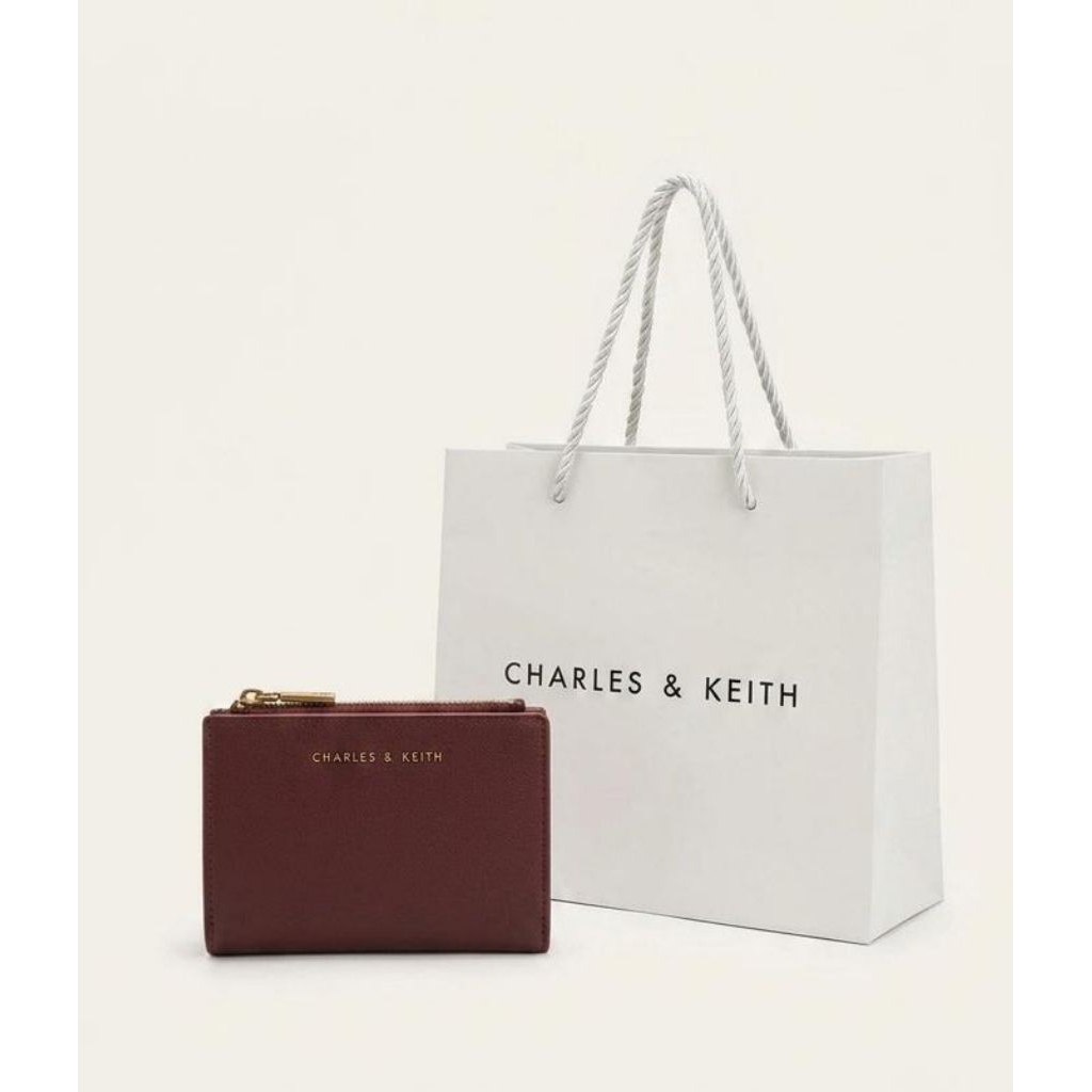 Charles & Keith Harmonee Top Zip Small Wallet