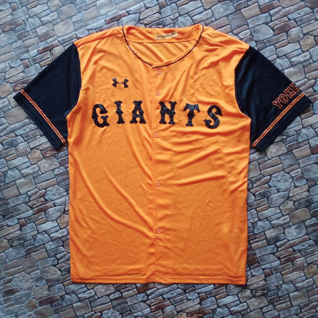Kaos Jersey GIANTS Baseball branded UA original preloved