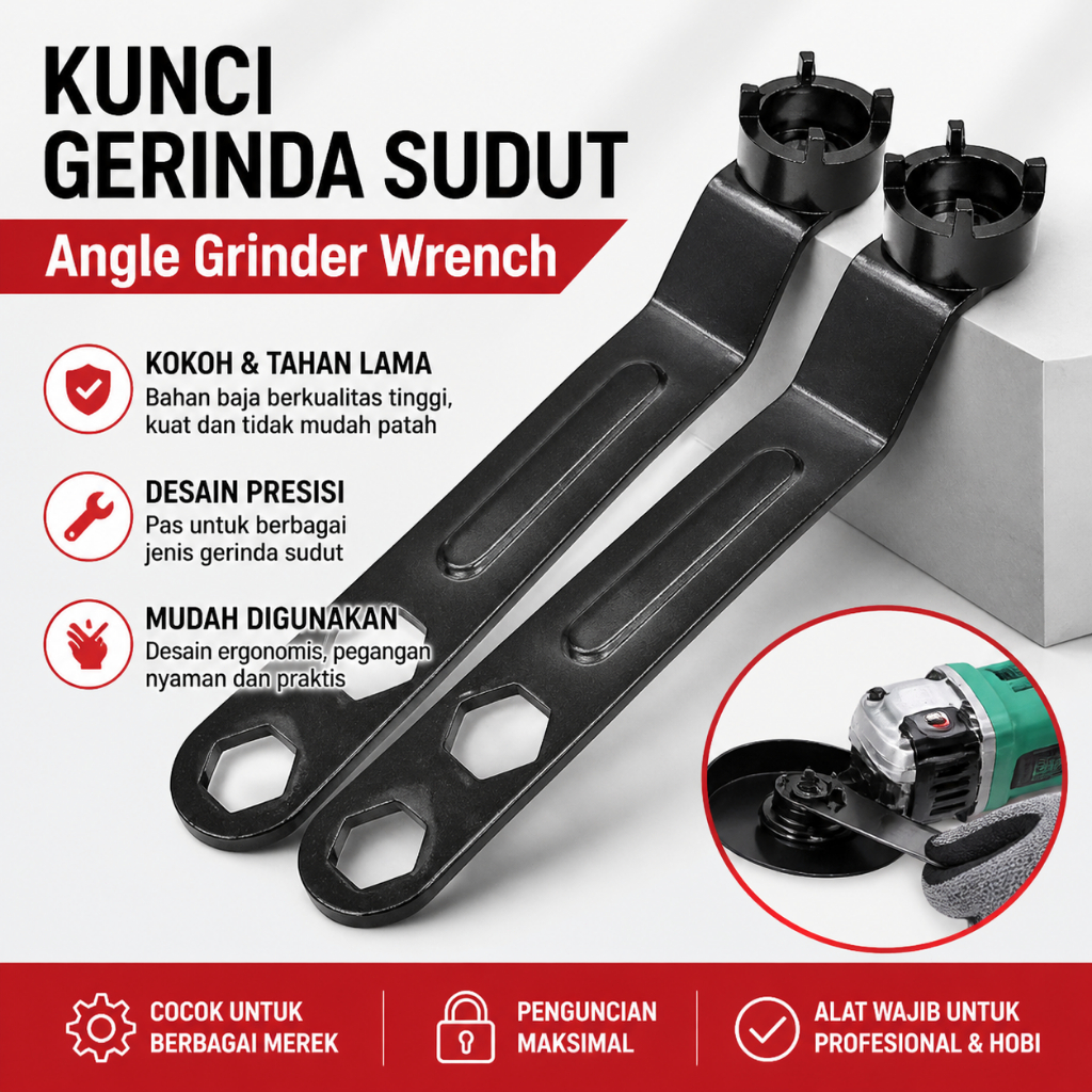 Kunci Pas Mesin Gerinda Kunci Pas Grinder Baja Serbaguna
