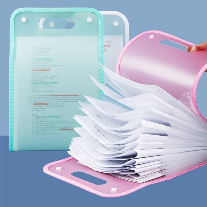 Tas Map/Tas File Handle Map File Clear Holder Anti Air Multi Layer Tas Dokumen A4 Folder Map/ Tas Be