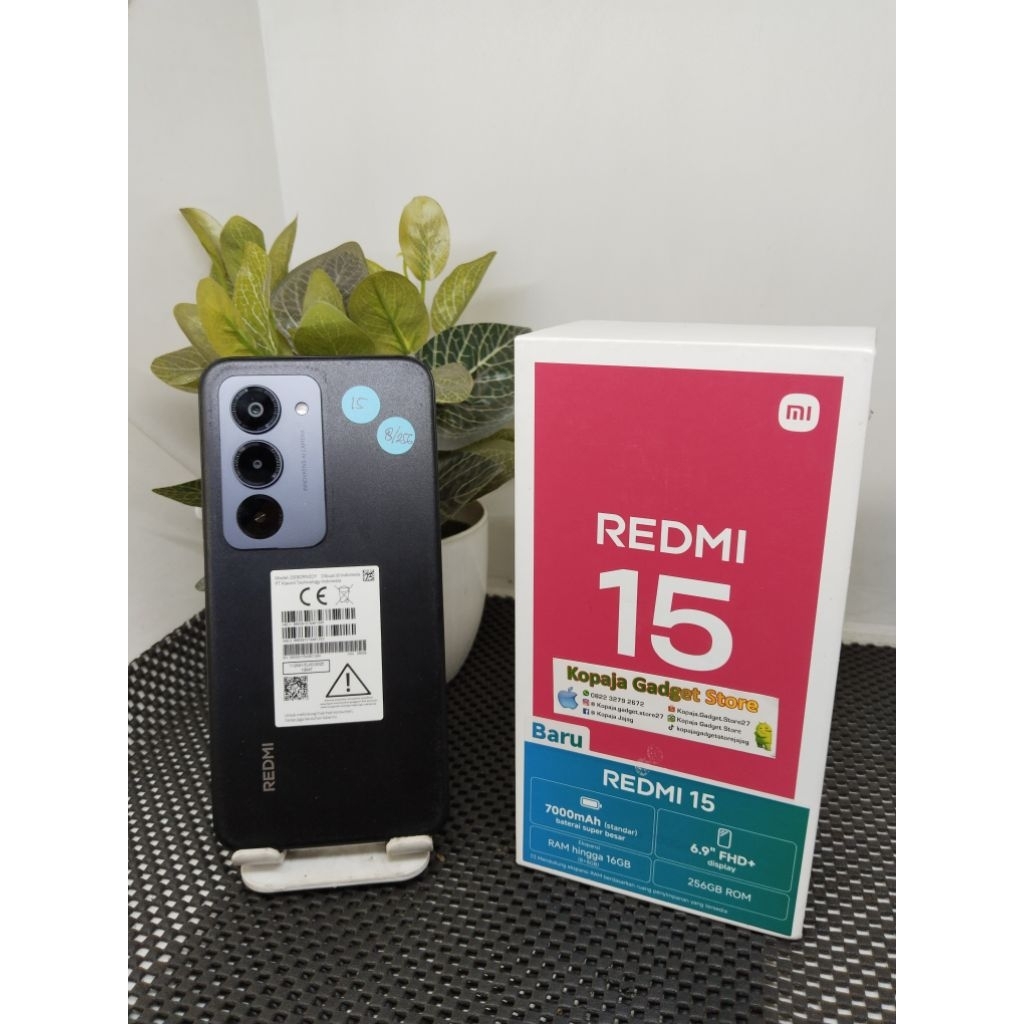 REDMI 15 8/256 second fullset