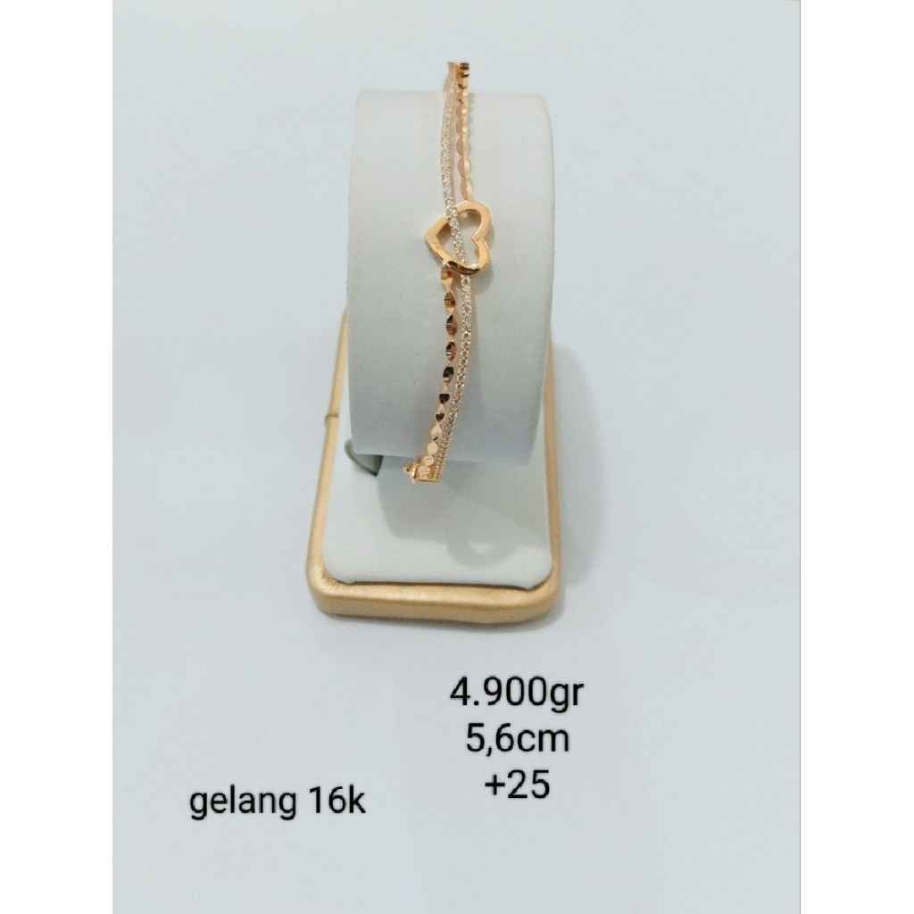 gelang emas 16 karat